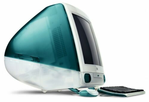 Apple iMac G3 blue