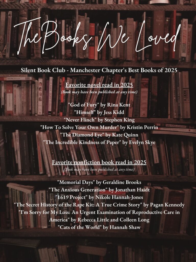 Silent Book Club Manchester chapter's favorite books of 2025