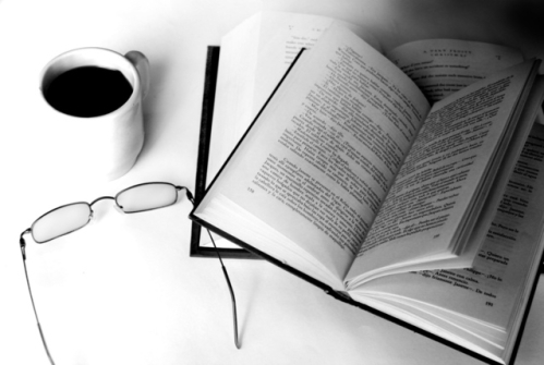 coffee and book / reading