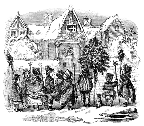 christmas carolers