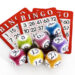 Bingo balls and cards