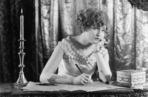 Writer, lost in thought