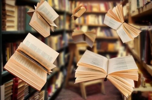 flying books